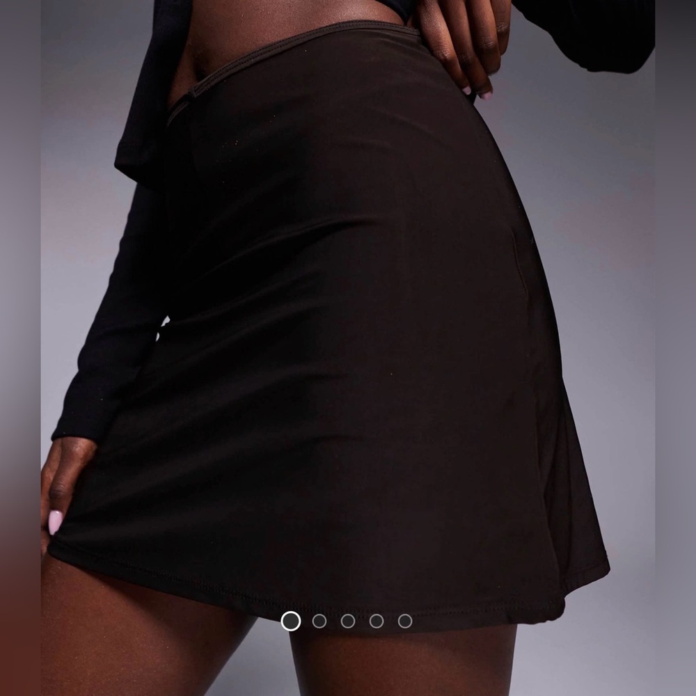 Bershka Chic Black Mini Skirt